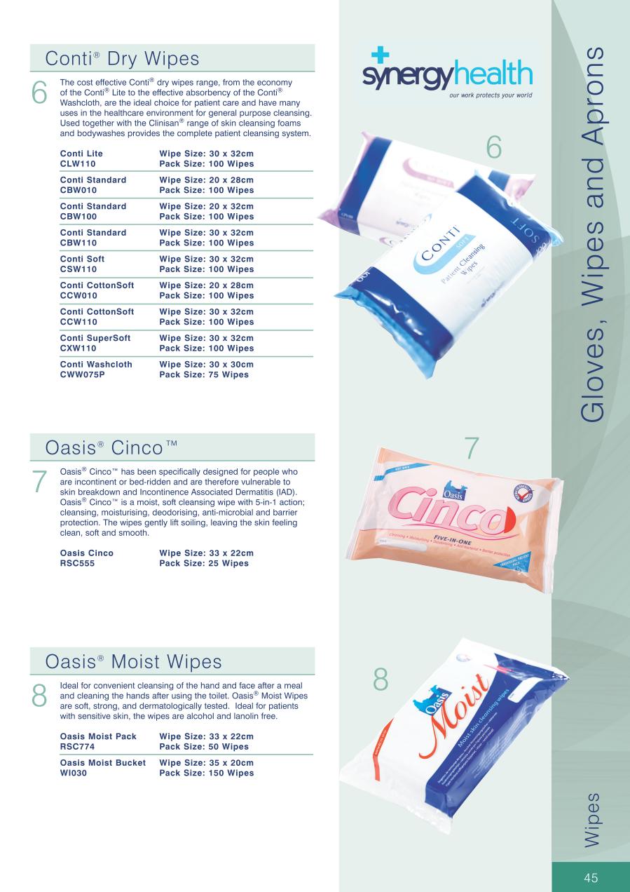 Gloves, Wipes & Aprons